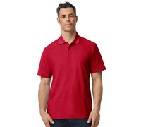 Gildan Men's SoftStyle Double Pique Polo Shirt in Scarlet | Size: 4XL Gildan Scarlet 4XL