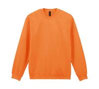 Gildan Men's Softstyle Midweight Sweatshirt in Tangerine | Size: XL Gildan Tangerine XL