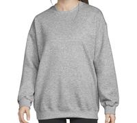 (3XL, Sports Grey) Gildan Mens Softstyle Plain Midweight Crew Neck Sweatshirt