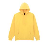 Gildan Men's Softstyle Plain Midweight Hoodie in Yellow | Size: 4XL Gildan Yellow 4XL