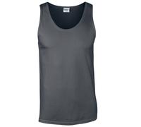Gildan Men's Softstyle Tank Top in Charcoal | Size: Medium Gildan Charcoal M