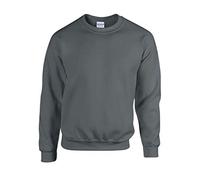 Gildan Men's Sweatshirt Adult 50/50. Crew Neck Sweat/18000, Anthracite, 2XL, charcoal, XXL