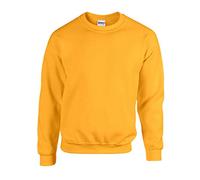 Gildan Men's sweatshirt adult 50/50. crew neck sweat/18000, gold, M, gold, M