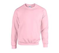 Gildan Men's sweatshirt adult 50/50. crew neck sweat/18000, light pink, L, light pink, L