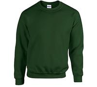 Gildan Men's sweatshirt adult 50/50. crew neck sweat/18000, forest green, 2XL, Forest green, XXL