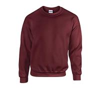 Gildan Men's Sweatshirt Adult 50/50. Crew Neck Sweat/18000, Maroon, XL, Maroon, XL