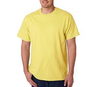 Gildan Men's Heavy Cotton Short-Sleeved T-Shirt Yellow Medium