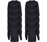 GILDAN Men's, Ultra Cotton Long Sleeve T-Shirt, Style G2400, Black, S