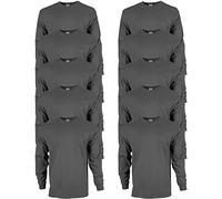 GILDAN Men's, Ultra Cotton Long Sleeve T-Shirt, Style G2400, Charcoal, M