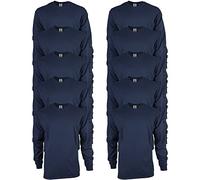 Gildan Men's Ultra Cotton Long Sleeve T-Shirt G2400 Navy S