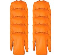 GILDAN Men's, Ultra Cotton Long Sleeve T-Shirt, Style G2400, Safety Orange, M