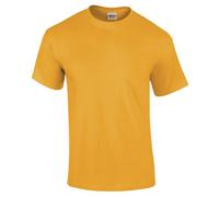 Gildan Mens Ultra Cotton Short Sleeve T-Shirt (XL) (Old Gold)