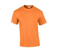 (S, Tangerine) Gildan Mens Ultra Cotton T-Shirt