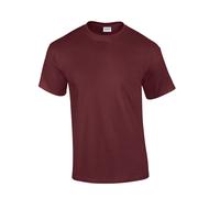 (S, Maroon) Gildan Mens Ultra Cotton T-Shirt