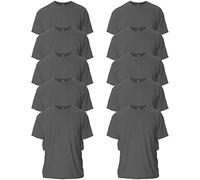 GILDAN Men's, Ultra Cotton T-Shirt, Style G2000, Charcoal, XXL
