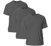 Gildan Unisex's Ultra Cotton T-Shirt, Style G2000, Multipack, Charcoal (3-Pack), XL (Pack of 3)
