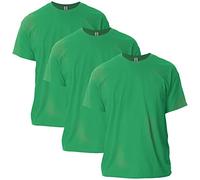Gildan Men's Ultra Cotton T-Shirt, Style G2000, Multipack, Irish Green (3-Pack), S (Pack of 3)