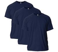 Gildan Men's Ultra Cotton T-Shirt, Style G2000, Multipack, Navy (3-Pack), 3XL (Pack of 3)