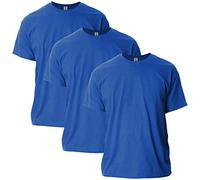 Gildan Men's Ultra Cotton T-Shirt, Style G2000, Multipack, Royal (3-Pack), 4XL (Pack of 3)