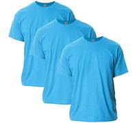 Gildan Men's Ultra Cotton T-Shirt, Style G2000, Multipack, Sapphire (3-Pack), 3XL (Pack of 3)