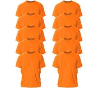 GILDAN Men's, Ultra Cotton T-Shirt, Style G2000, Safety Orange, S