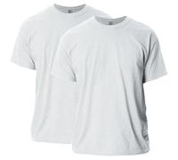 Gildan Unisex's Ultra Cotton T-Shirt, Style G2000, Multipack, Ash Grey (2-Pack), L (Pack of 2)