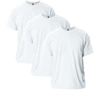 GILDAN Men's, Ultra Cotton T-Shirt, Style G2000, White, L