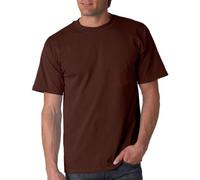 Gildan Men's Ultra Cotton Tee Extended Sizes, Dark Chocolate, XX-Large