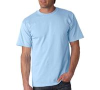 Gildan Men's Ultra Cotton Tee Extended Sizes, Light Blue, XXX-Large