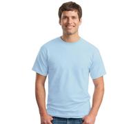 Gildan Men's Ultra Cotton Tee Extended Sizes, Sky, XX-Large
