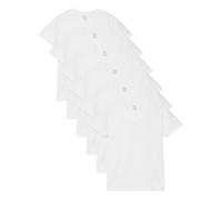 GILDAN Men's V-neck T-shirts, Multipack Undershirt, White (6-pack), M UK