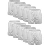 Gildan Men's Woven Boxers, Multipack Shorts (Pack of 10)