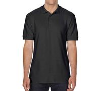 Gildan Premium Cotton Adult Double Piqu Polo M Black