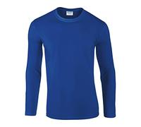 Gildan Men's Soft Style L/Sleeve T-Shirt, Blue (Royal), X-Large
