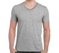 Gildan SoftStyle Cotton Short Sleeve Vee V-Neck T-Shirt Tee S - 3XL