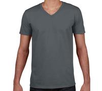 Gildan SoftStyle Cotton Short Sleeve Vee V-Neck T-Shirt Tee S - 3XL