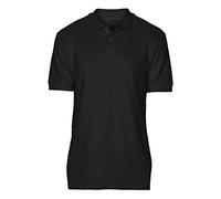 Gildan Softstyle Mens Short Sleeve Double Pique Polo Shirt (M) (Black)