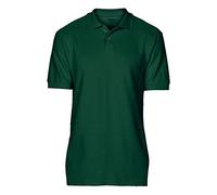 Gildan Softstyle men's short-sleeved double pique polo shirt., Forest Green, L