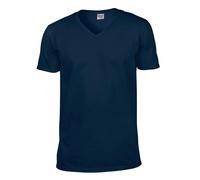 Gildan Softstyle Mens V Neck T Shirt Short Sleeve Plain Soft Cotton Tee