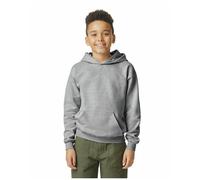 Gildan Softstyle Midweight Hoodie in Grey | Size: 9 Years Gildan Grey 9 Years