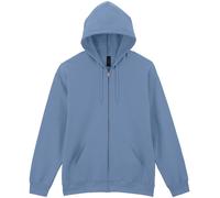Gildan SoftStyle Midweight Long Sleeve Full Zip Hooded Sweatshirt Hoodie S-4XL