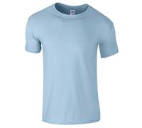 Gildan Softstyle Plain T-Shirt in Light Blue | Size: 5-6 Years Gildan Light Blue 5-6 Years