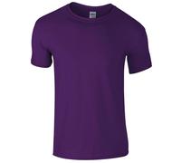 Gildan Softstyle Plain T-Shirt in Purple | Size: 5-6 Years Gildan Purple 5-6 Years