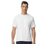 Gildan Unisex Adult Softstyle Plain Midweight T-Shirt, White, M