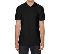 Gildan Softstyle Polo Shirt in Black | Size: 4XL Gildan Black 4XL