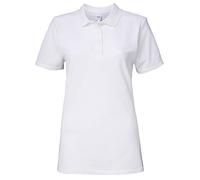 Gildan Softstyle Womens/Ladies Short Sleeve Double Pique Polo Shirt (2XL) (White)