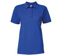 Gildan Softstyle Womens/Ladies Short Sleeve Double Pique Polo Shirt (M) (Royal)