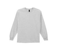 Gildan Ultra Cotton Adult Long Sleeve T-Shirt, Ash Grey, L