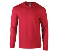 Gildan Ultra Cotton Adult Long Sleeve T-Shirt - Red