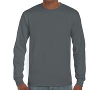 Gildan Ultra Cotton Long Sleeve Mens Unisex Crew Neck Tee T-Shirt S - 5XL
